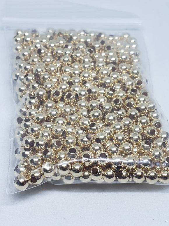 Smooth Seamless Goldfilled Beads