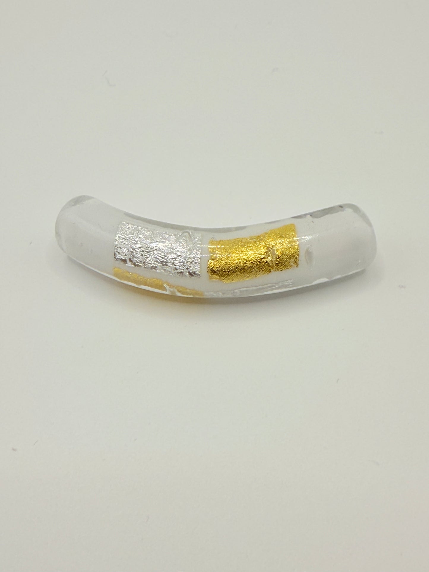 Golden Touch Glass curved tube