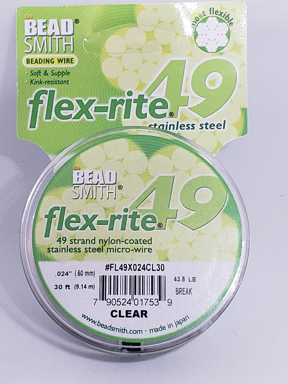 Flex Rite 49 strand 30' Clear .024