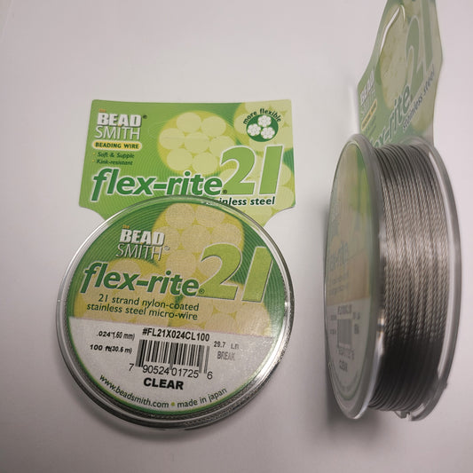 Flex-Rite 21 Strand 100' Clear .024