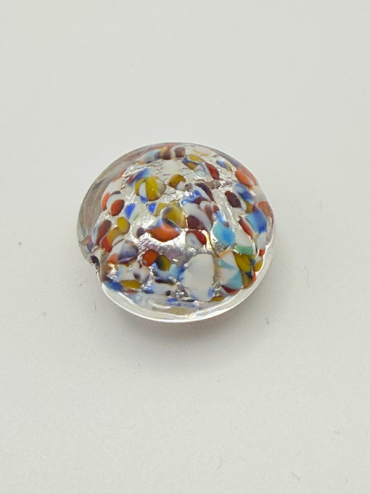Piñata Disc Glass Bead 10mm x 15mm