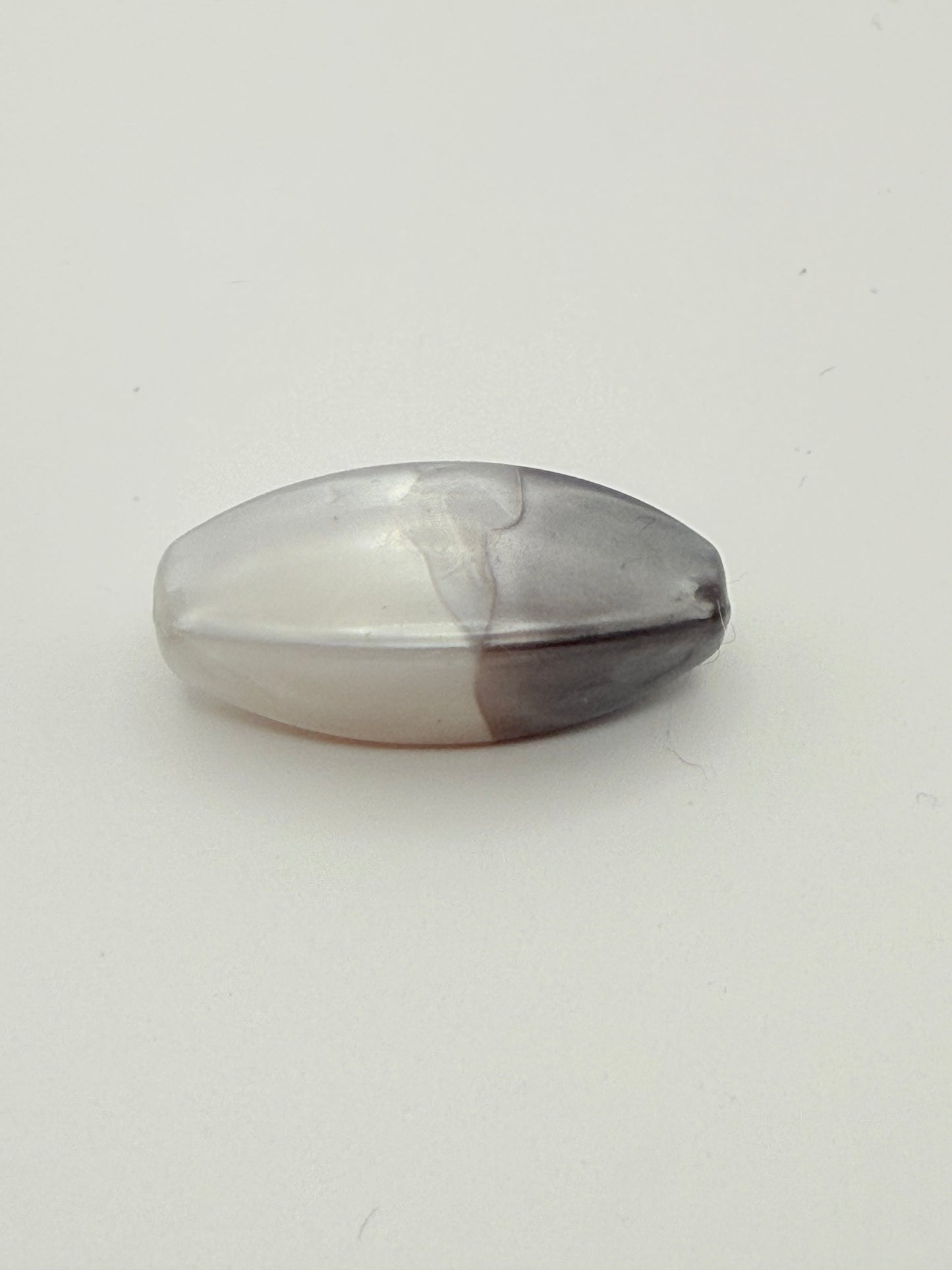 Color Fusion Ombre Oval Acrylic 10mm x 25mm bead