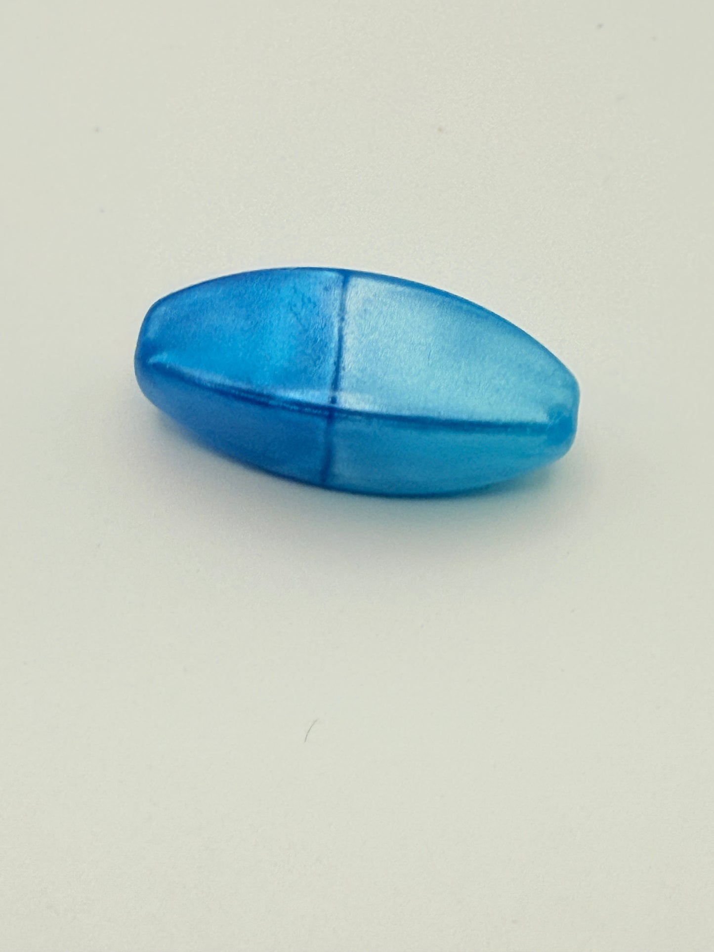 Color Fusion Ombre Oval Acrylic 10mm x 25mm bead