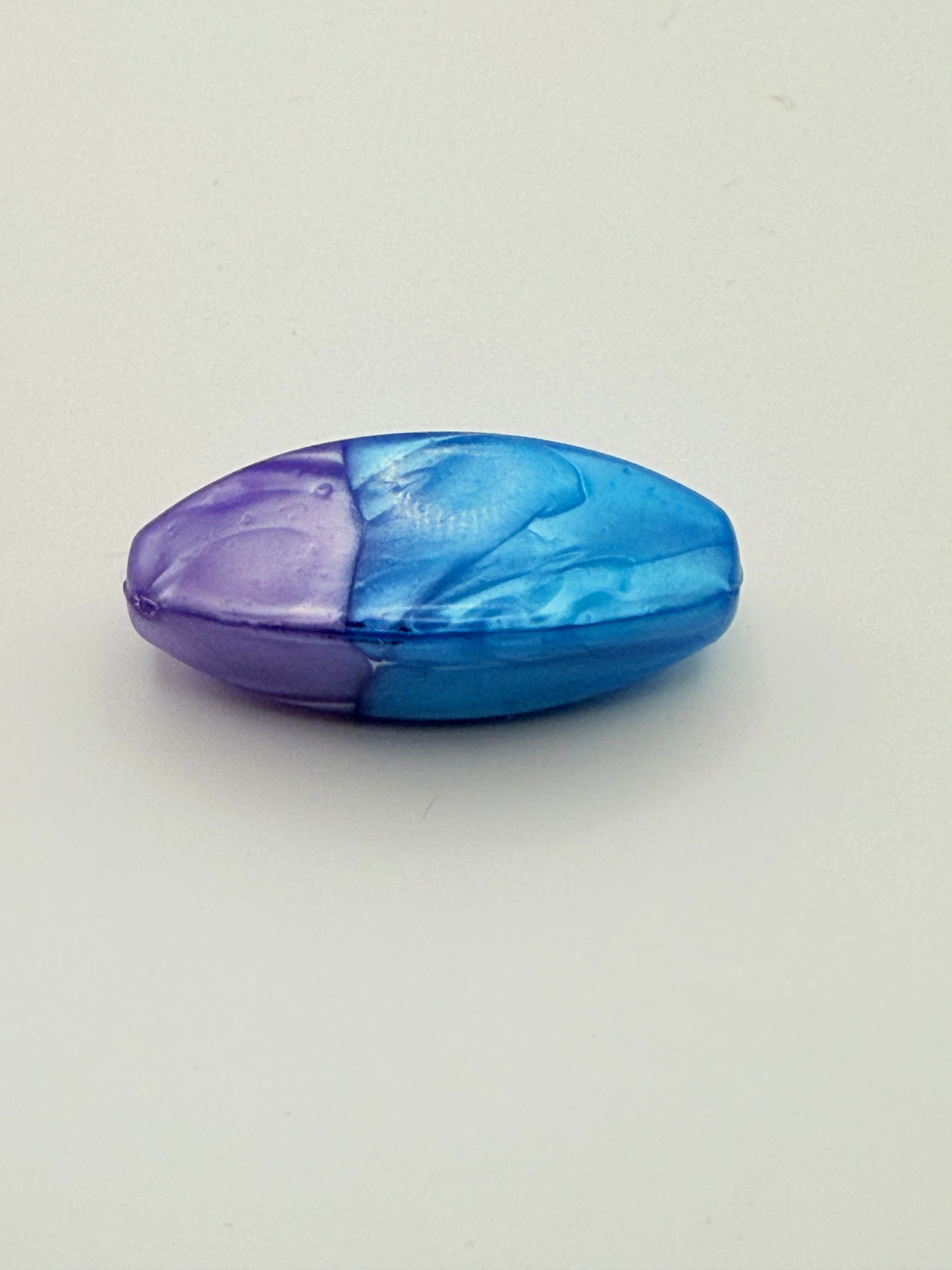 Color Fusion Ombre Oval Acrylic Beads 12mmx30mm
