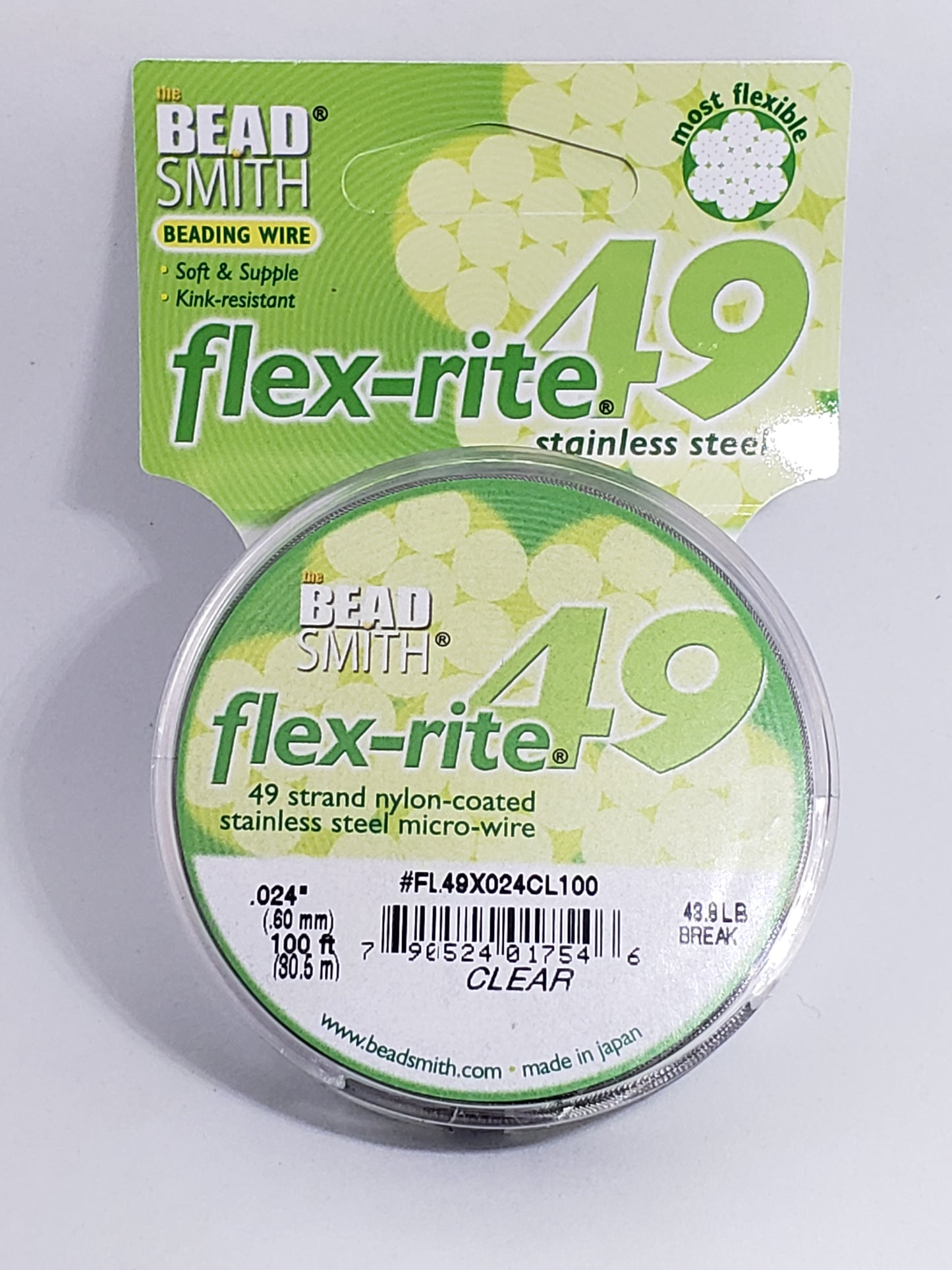 Flex-Rite 49 Strand 100' Clear .024