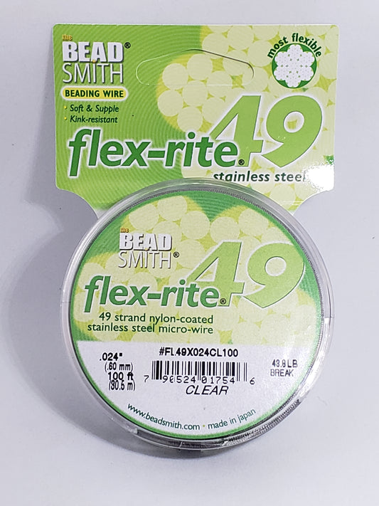 Flex-Rite 49 Strand 100' Clear .024