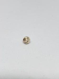 6mm corrugated Round Beads 12 pk