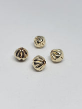 Load image into Gallery viewer, Smooth Pinched Bead 8x9mm 4pk
