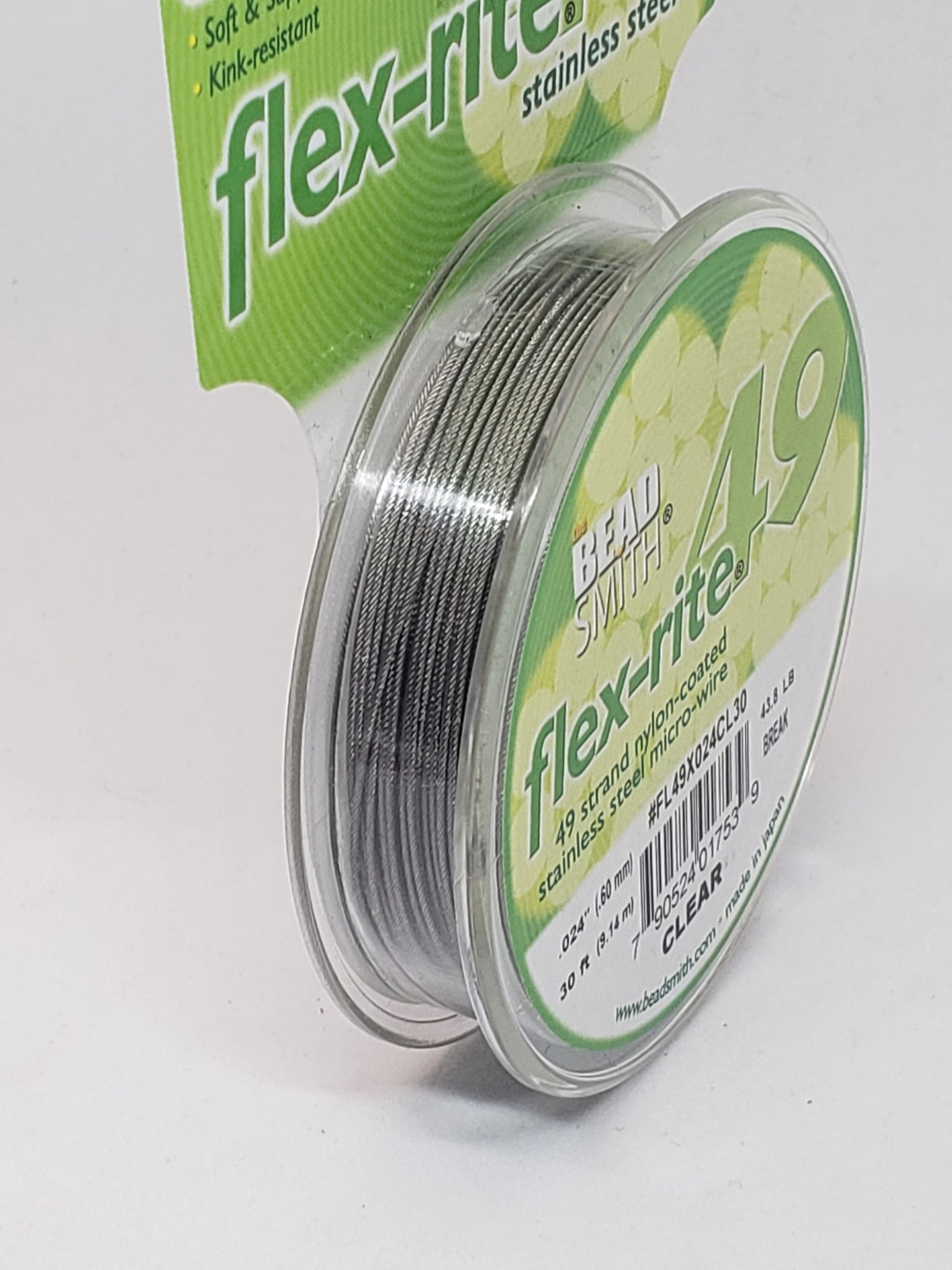 Flex-Rite 49 Beading Wire Spool (Heavy) – beadsandbrushstrokes