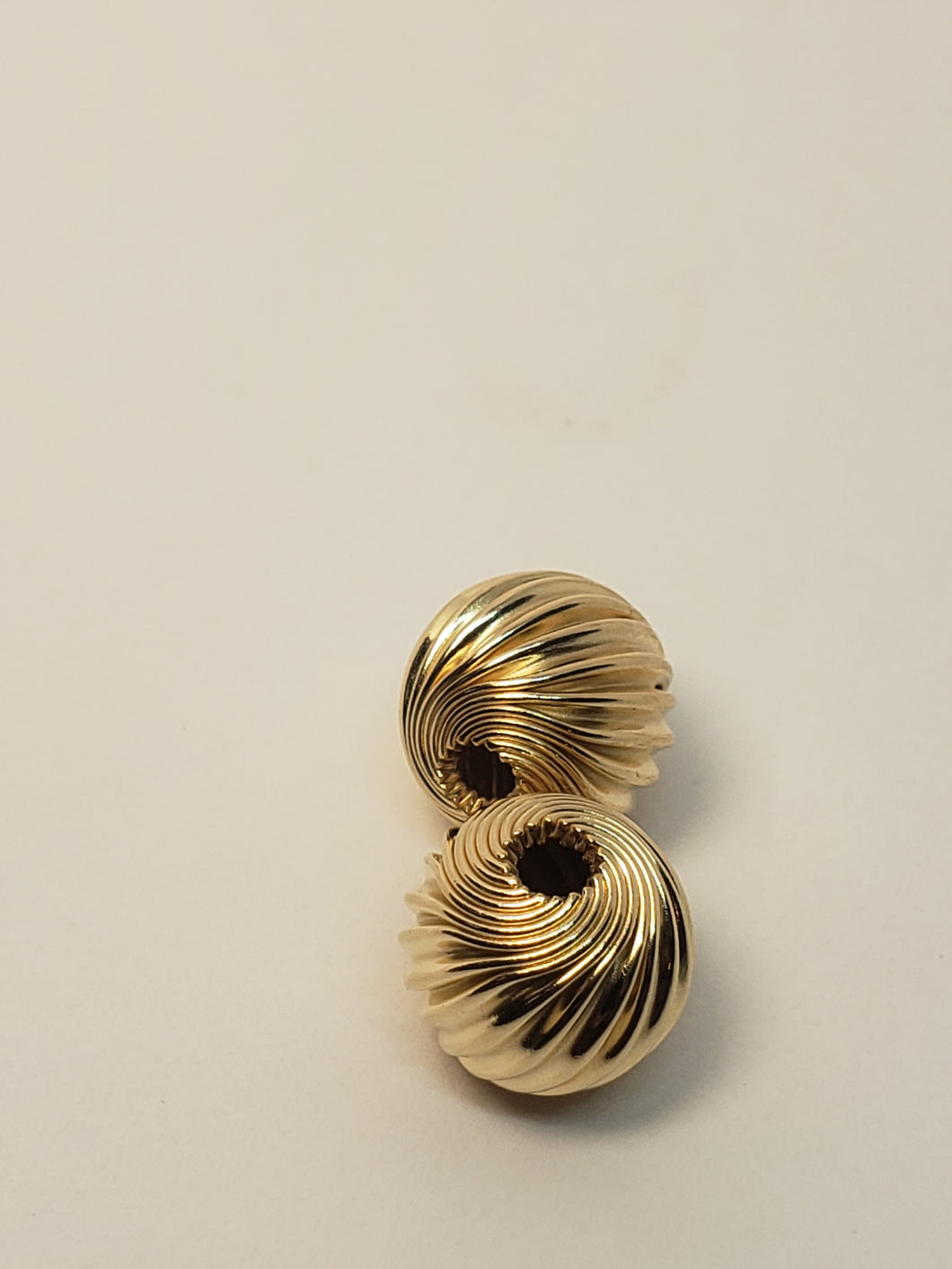 Corrugated Twisted Bead 2pcs 12mm