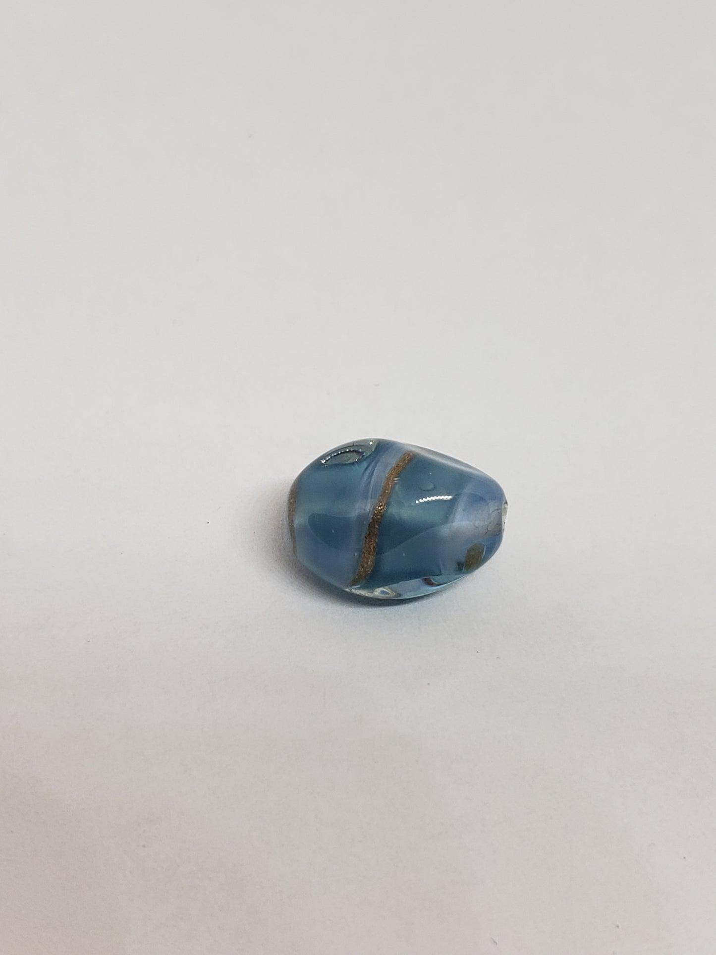 Glass Oval Sapphire 12x16mm 1pc