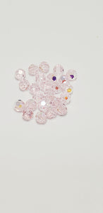 4mm Light Rose AB Crystal 24pk