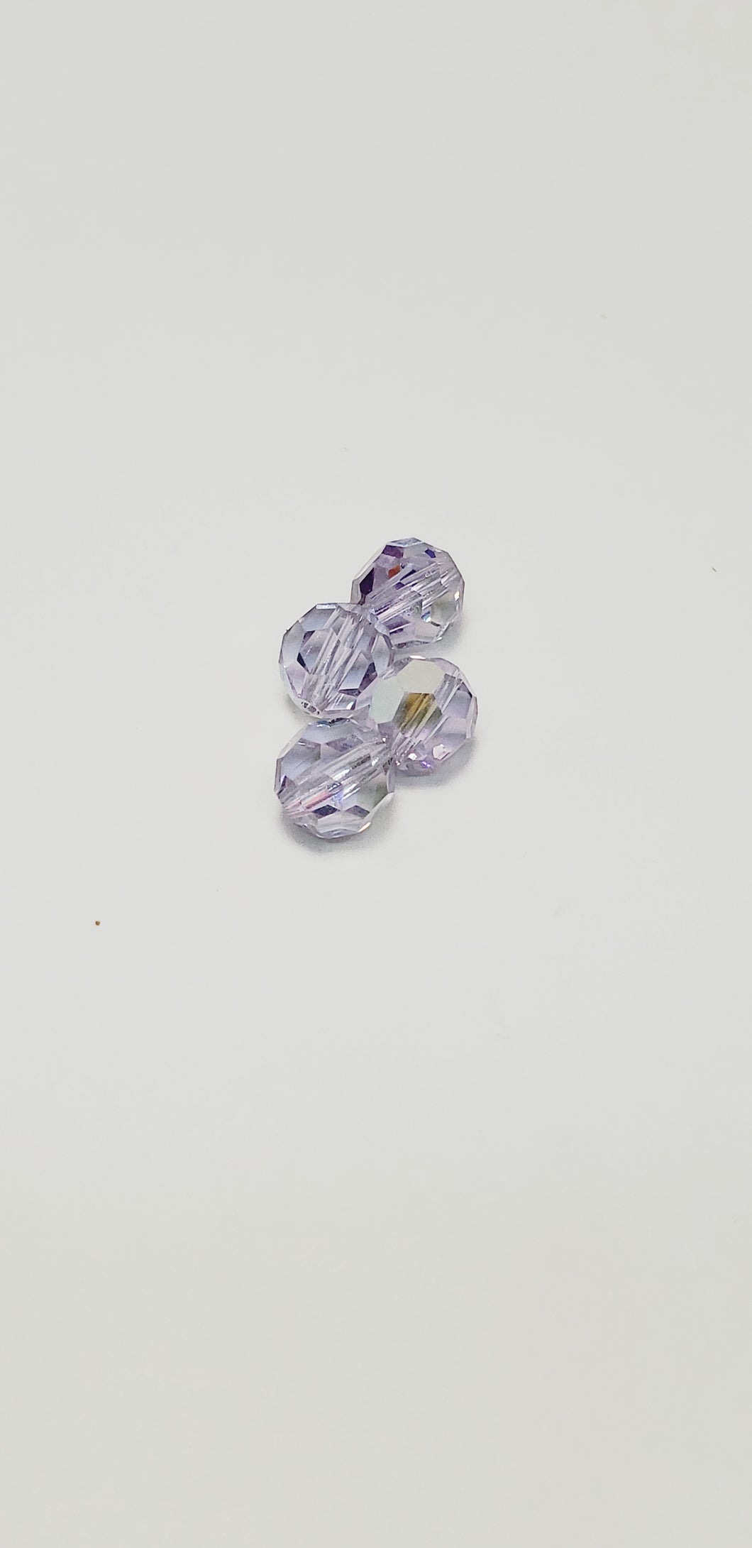 Violet AB 8mm Round Crystal 4pk #5000